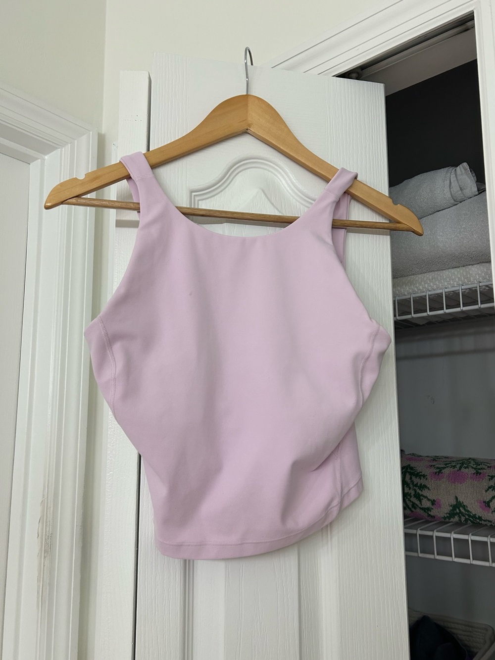 Lululemon Pink Align High Neck Top